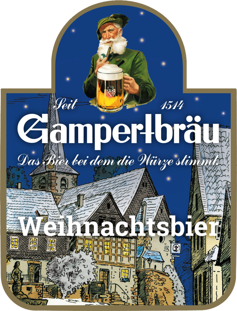 Weihnachtsbier Etikett