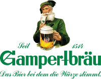 Logo Gampert-Bräu bunt