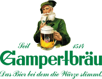 Logo Gampert-Bräu bunt Logo Gampert-Bräu bunt