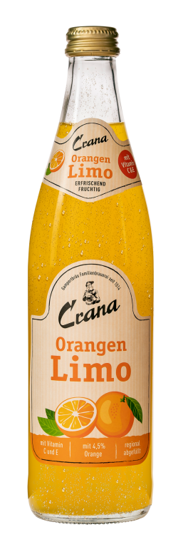 Crana Orangen Limo Flasche