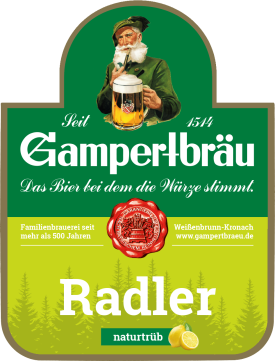 Radler naturtrüb Etikett