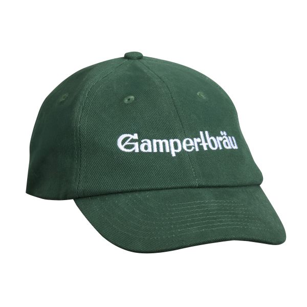 Gampertbräu Cap in grün mit Logo in weiss