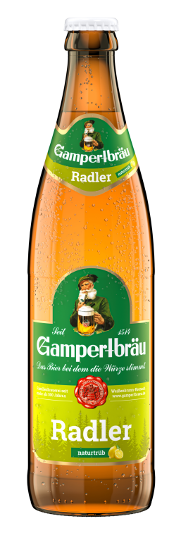 Radler naturtrüb Bier-Flasche