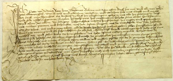 Gründungsurkunde 1514 Gründungsurkunde 1514