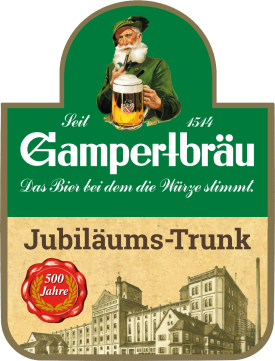 Jubiläums-Trunk Etikett